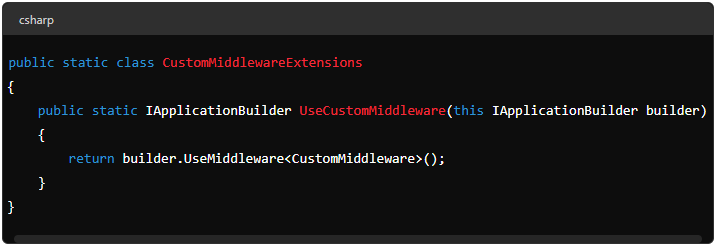 Middleware In ASP.NET Core